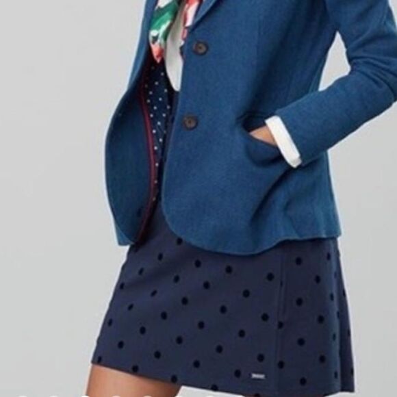 Joules Hatty Navyspot Polkadot Skirt! - Picture 1 of 12